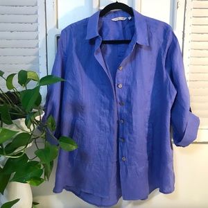 Soft Surroundings Button Top